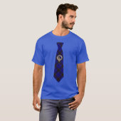Strachan Tartan Necktie T-Shirt w/Badge (Vorne ganz)