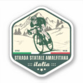 Strada statale 163 Amalfitana italian apls Aufkleber (Vorderseite)