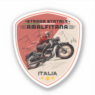 Strada statale 163 Amalfitana italienische apls Aufkleber