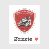 Strada statale 48 delle Dolomiti Aufkleber (Blatt)