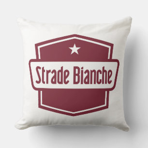 Strade-Bianche-Logo Kissen
