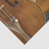 Stradivari Violinen-Quartett auf hölzernem Seidenpapier (Detail)