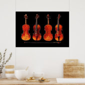 Stradivarius Geigen und Bugposter AB 8.99 Poster (Küche)