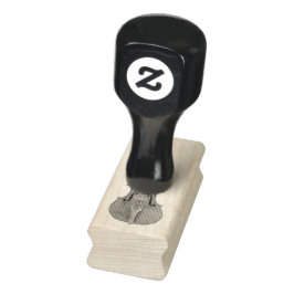 Stradivarius Violin Etched Look Reproduction Gummistempel