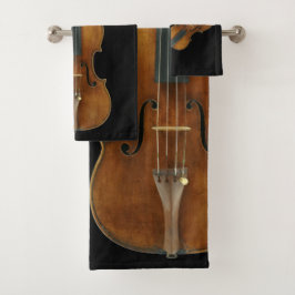 Stradivarius Violinen-Quintett Badhandtuch Set