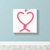 Strafanstalten in Liebe Leinwanddruck (Insitu (Holzboden))