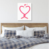 Strafanstalten in Liebe Leinwanddruck (Insitu (Schlafzimmer))