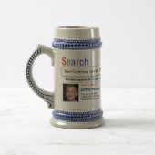 Strafanwalt Funny Custom Best Search Geschenk Tass Bierglas (Links)