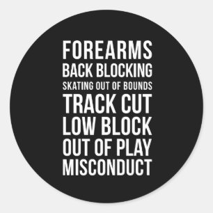 STRAFaufkleber Runder Aufkleber