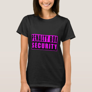 Strafbank Sicherheits Lustig Eishockey  T-Shirt