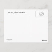 Strafe für ein Geschenk Postkarte (Rückseite)