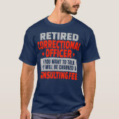 Straffreier Korrektor Funny Retirement T-Shirt (Vorderseite)