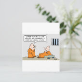 Strafgefängnis illegal ablegen postkarte (Stehend Vorderseite)