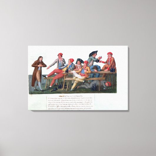 Strafgerichtshof vom 2. und 3. September 1792 Leinwanddruck (Vorderseite)