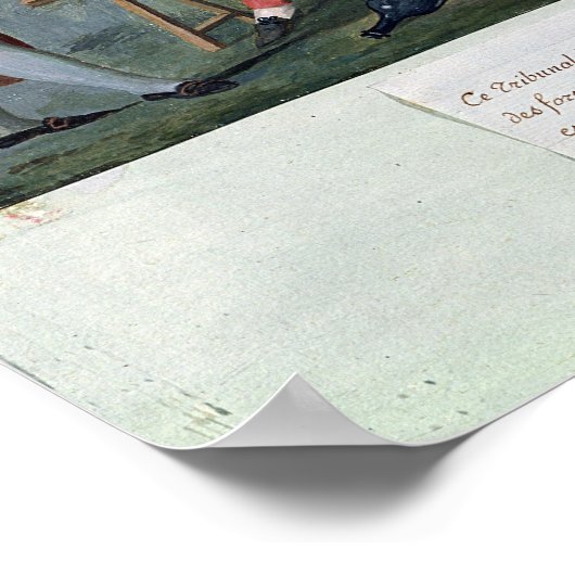 Strafgerichtshof vom 2. und 3. September 1792 Poster (Ecke)