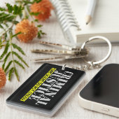 Strafjustiz (benutzerdefinierbar) schlüsselanhänger (Vorderseite rechts)