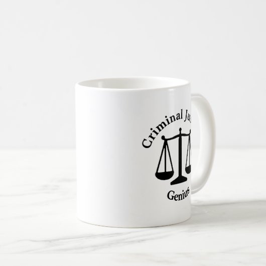 Strafjustiz-Genie Kaffeetasse (VorderseiteRechts)