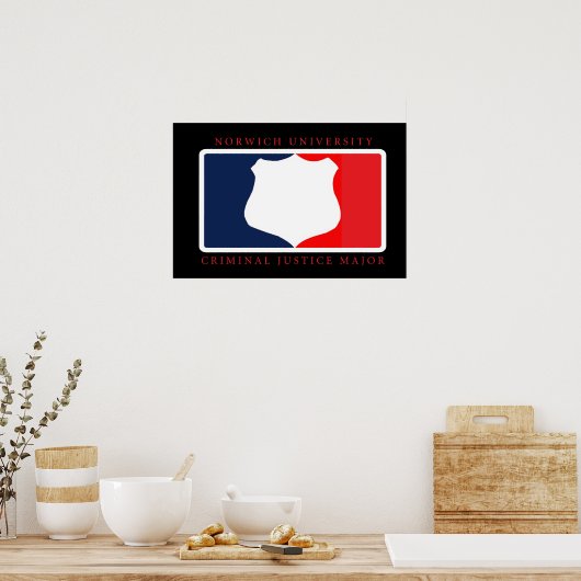 Strafjustiz Poster (Küche)