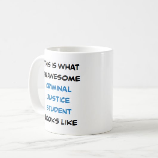 Strafjustizstudent, phantastisch kaffeetasse (Vorderseite Links)