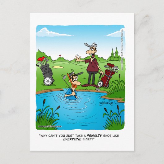 Strafstoß Postkarte (Vorderseite)