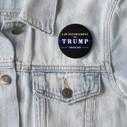 Strafverfolgung für Trump 2020 Button (Beispiel)