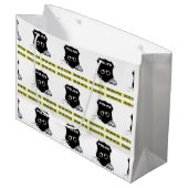 Strafverfolgung große geschenktüte (Vorderseite Schrägansicht)