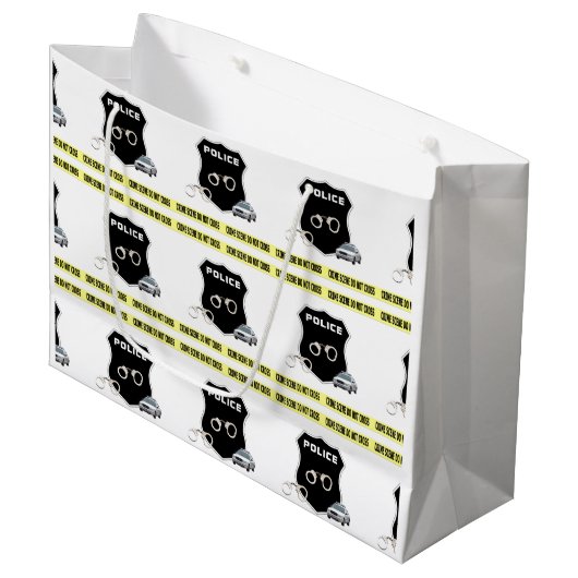 Strafverfolgung   große geschenktüte (Vorderseite Schrägansicht)
