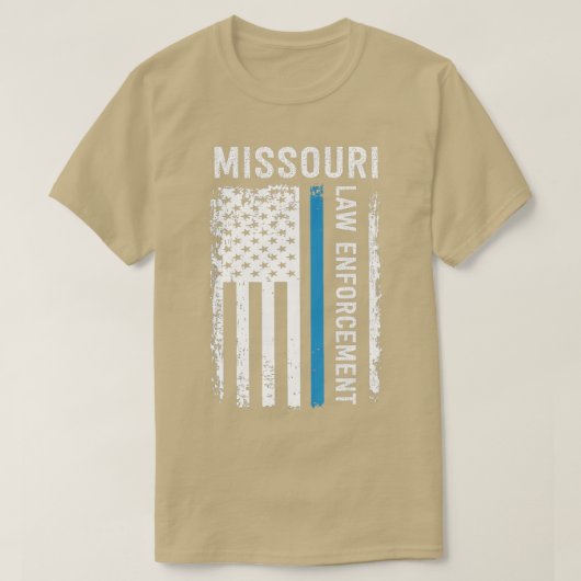 Strafverfolgung in Missouri 1 T-Shirt (Design vorne)