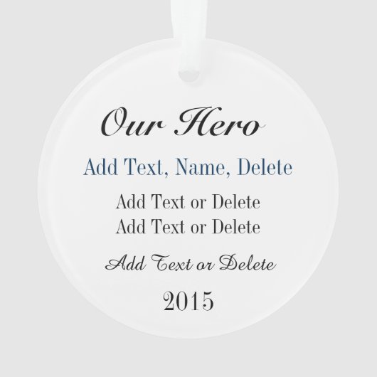 Strafverfolgung - Polizei - SRF Ornament (Rückseite)