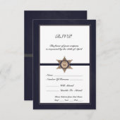 Strafverfolgung RSVP Karte (Vorne/Hinten)