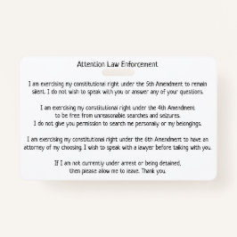 Strafverfolgungsbeamte Kennen Sie Ihre Karte für R Ausweis