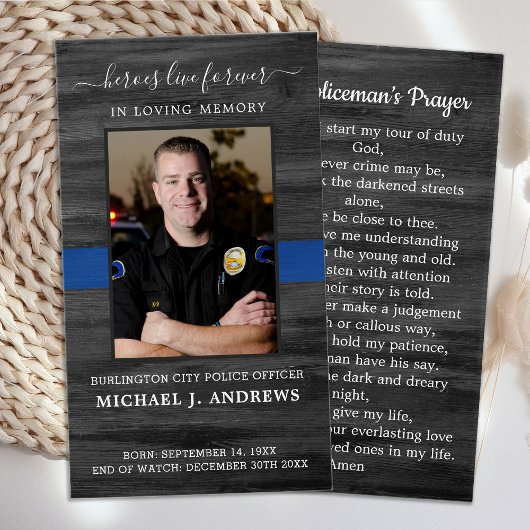 Strafverfolgungsbeerdigung Gedenkwagen