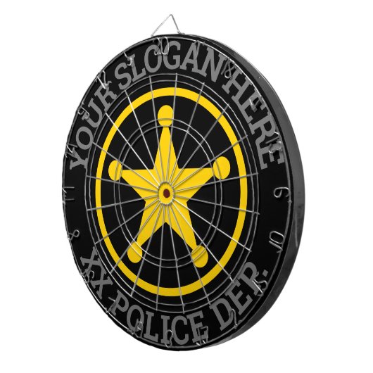 Strafverfolgungsbehörde der Zollabteilung Dartscheibe (Vorderseite rechts)