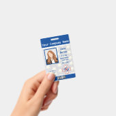 Strafverfolgungsstern, Blau, Weißes Foto, Strichco Ausweis (Handheld)