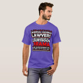 Strafverteidiger sind Meister des Gerichtssaals T-Shirt (Vorne ganz)