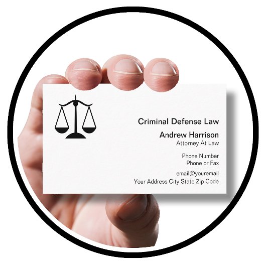 Strafverteidiger Visitenkarte
