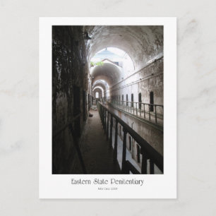 Strafvollzug im östlichen Staat Postkarte