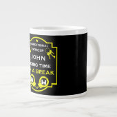 Strafvollzugsbeamte Jumbo-Tasse (Vorderseite Rechts)