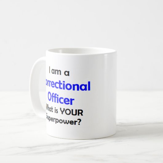 Strafvollzugsbeamte Kaffeetasse (Vorderseite Links)