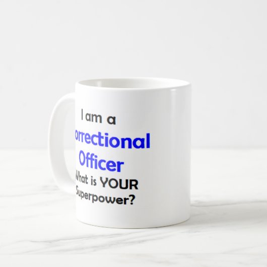 Strafvollzugsbeamte Kaffeetasse (Vorderseite Links)