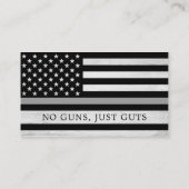 Strafvollzugsbeamter Gefängniswächter Visitenkarte (Rückseite)