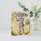 Strafvollzugsmann in Indien Postkarte (Stehend Vorderseite)