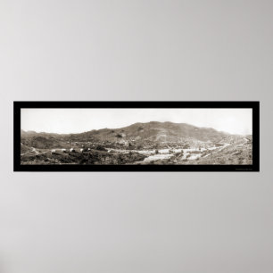 Strahl, AZ Herkules Bergwerk-Foto 1909 Poster