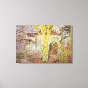 Strahl des Sonnenlichts oder, Zonneschijn, im Leinwanddruck