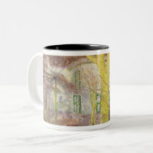 Strahl des Sonnenlichts oder, Zonneschijn, im Zweifarbige Tasse (Vorderseite Links)