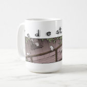 Strahl im Baumhausfenster Kaffeetasse (Vorderseite Links)