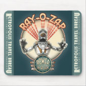 Strahl-O-Zap Retro Roboter-Mausunterlage Mousepad (Vorne)
