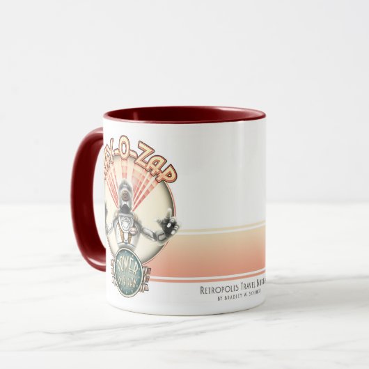 Strahl-O-Zap Tasse (Vorderseite Links)