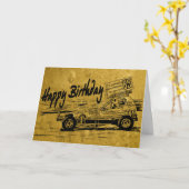 Strahl Tyldesley Meister-Geburtstags-Karte Karte (Gelbe Blume)