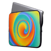 Strahldrehscheibe - Laptop-Ärmel Laptopschutzhülle (Vorderseite Links)